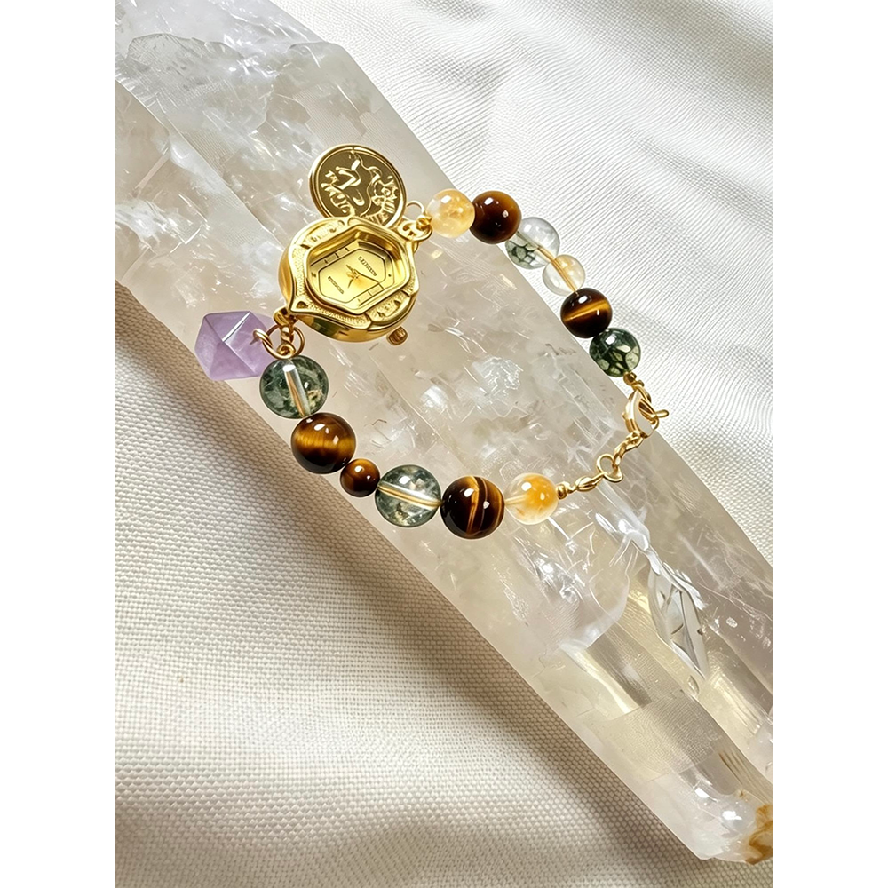 Taurus Vintage Emotional Healing Crystal Watch