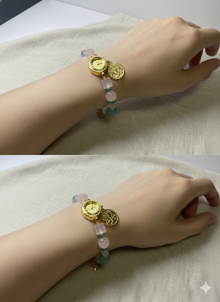 Libra Balance Energy Crystal Watch